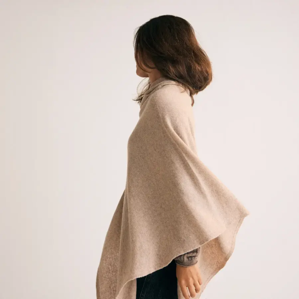 Poncho uld/kashmir mix / Gorridsen / alle farver