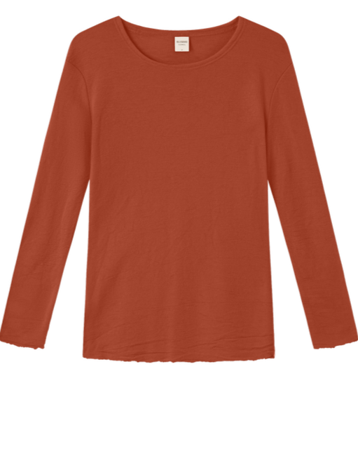 Merinould trøje / RUST  /  By Basic