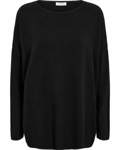 Stella sort - Gorridsen – onesize strik med uld og cashmere