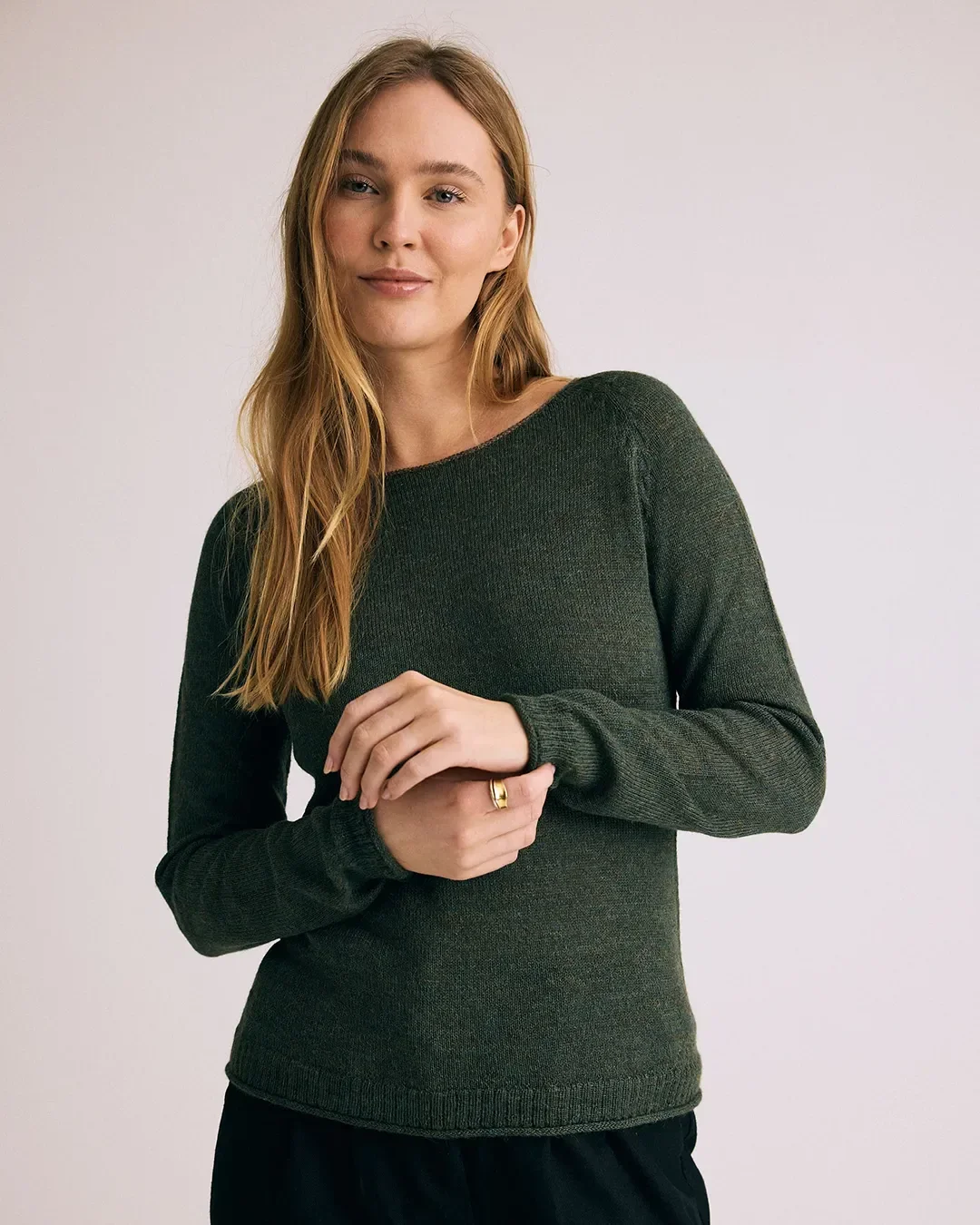 Gorridsen Bluse Afrodite – Moss Green