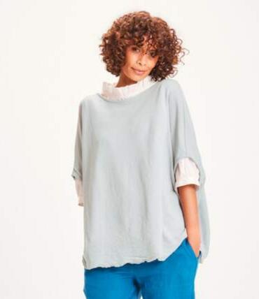 Top med extra vidde / artic melange / By basic