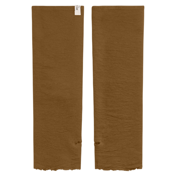 Pulsvarmer  i 100% merinould  fra by basics /  Bronze