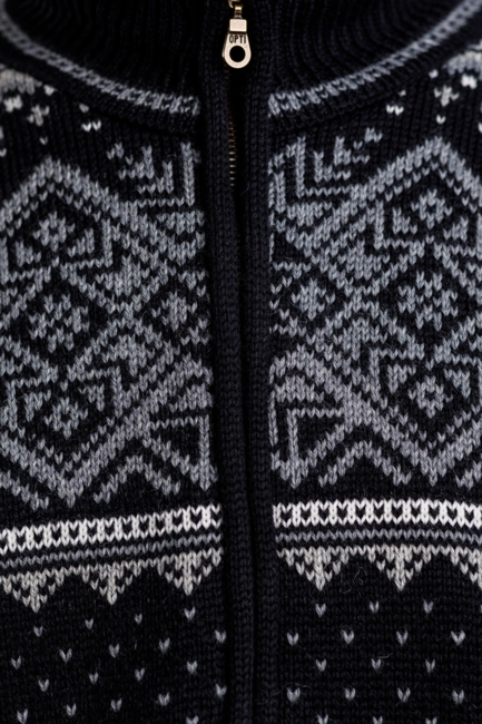 Windstopper jakke / Norsk strik i topklasse / Sort