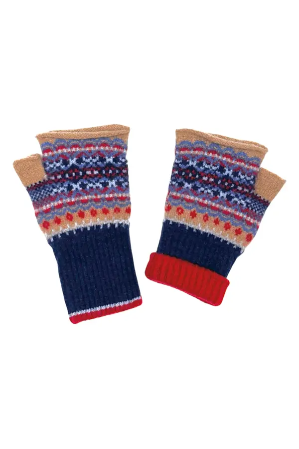 Éribe Alloa Open Mitt – Classic | Halvhandsker i 100 % merinould