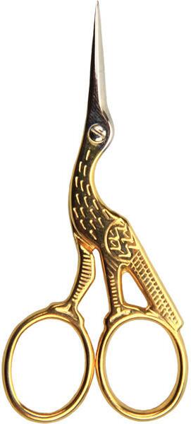 Storkesaks fra DMC – klassisk broderisaks i guld