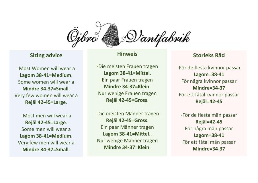 Svenske Knæstrømper/ Skaftö/ Öjbro Vantfabrik