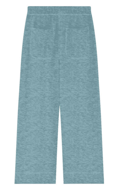 Merinould Comfort Bukser ByBasics -  Arctic Melange