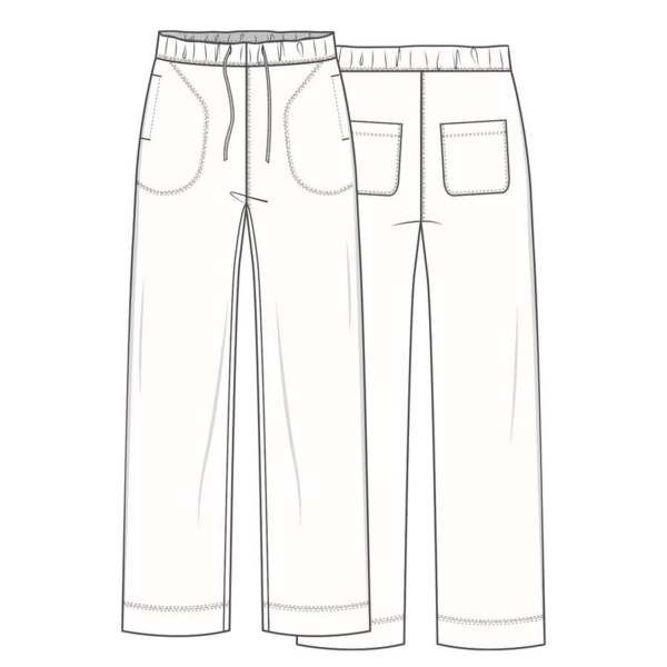 Merinould Comfort Bukser ByBasics -  Earth Melange