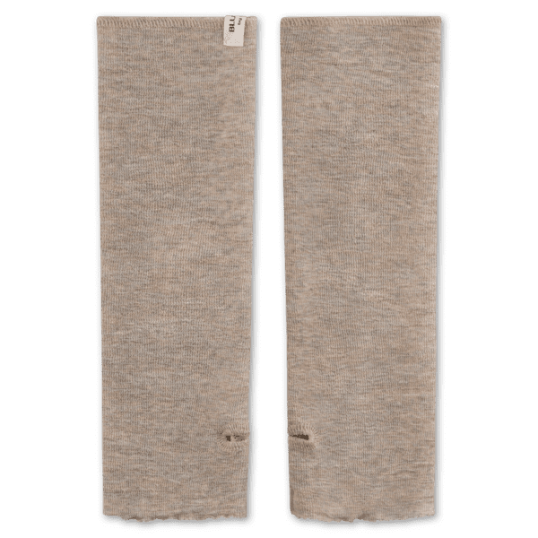 Pulsvarmer  i 100% merinould fra by basics / Sand Melange