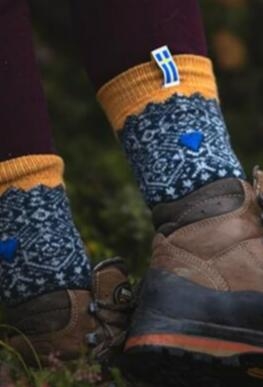 Ragsokker / Svensk Flag / 70% Uld