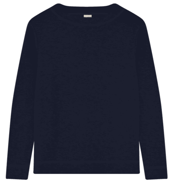 Lille Rullekrave Merinould Bluse / Midnight Blue / ByBasics