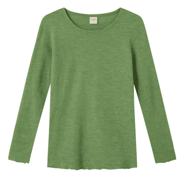 Merinould Trøje / Grasshopper Melange/ By Basic