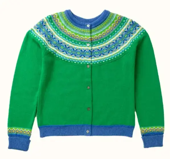 Alpine Cardigan Éribe – Luscious | Fair Isle cardigan i 100% merinould