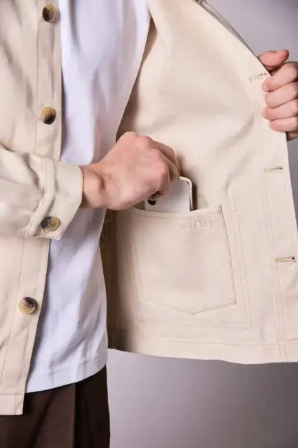 Marcel Canvas Jakke – Off White – Hindbag