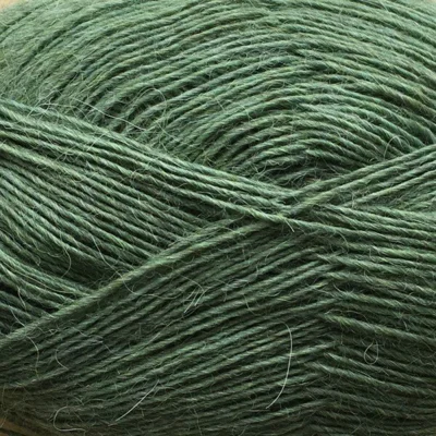 5024 Mørk Avocado Tynd Lamauld