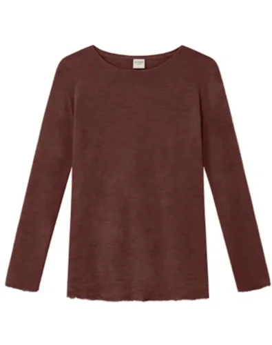 Merinould trøje / Rosewood /  By Basic