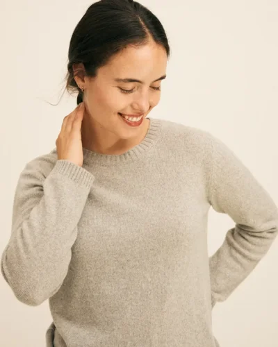 Apollon Basic  i cashmere og merino – lun luksus  - Iceland ( lysegrå)