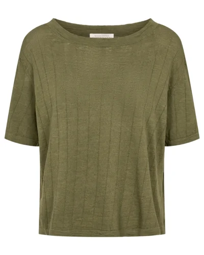 Fauna Shirt / Hør og økologisk bomuld  / Grøn