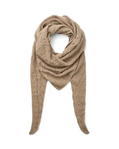 Triangle Scarf kashmir – Gorridsen - Beige