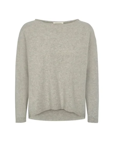 Leda strik i 100% Green Future Wool - Gorridsen Design – Reykjavik- lysegrå