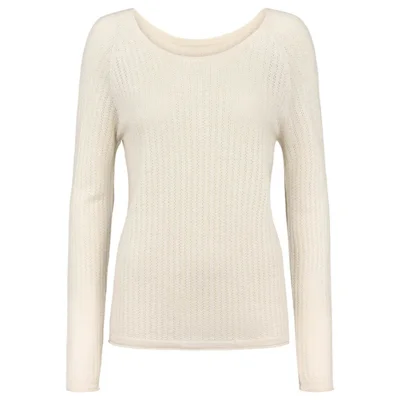 Pamina Bluse/ 100% Extrafine merino/ Ivory / Gorridsen Design