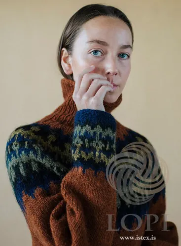 Gratis opskrift – Kastali 42-8 sweater i Léttlopi