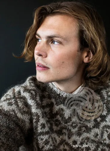 42-15 Ugla Strikkeopskrift sweater i Plötulopi (pladegarn) og Einband PDF