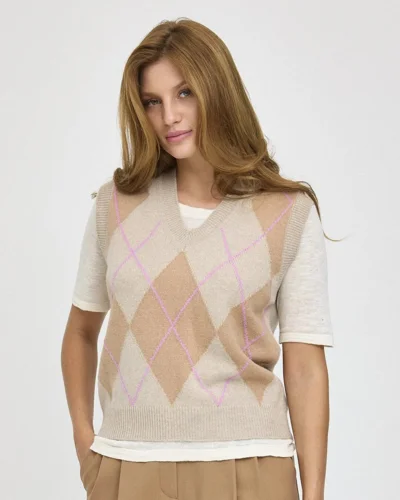 Pringle vest – Beige