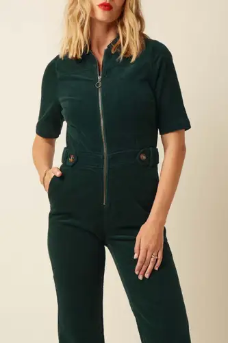 Garbo jumpsuit – King Louie – Pine Green