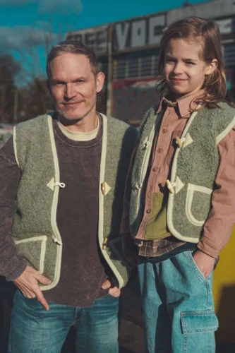 Merinould bodywarmer – Matcha Green