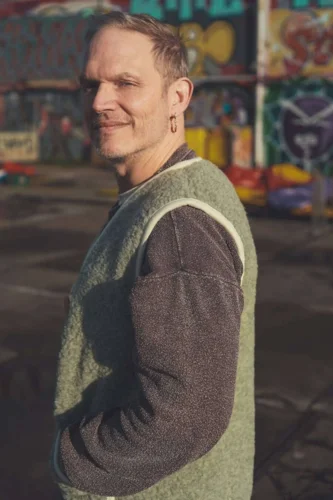 Merinould bodywarmer – Matcha Green
