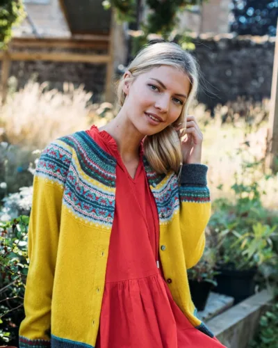 Alpine Short Cardigan Éribe – Piccalilli