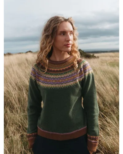 Alpine Short Sweater Éribe – Thistle
