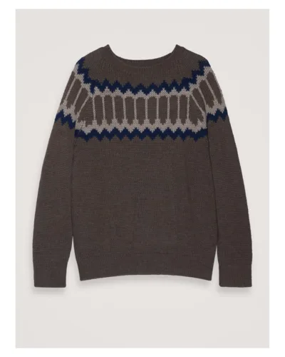 Serendipity Nordic Alpaca Sweater – Brown