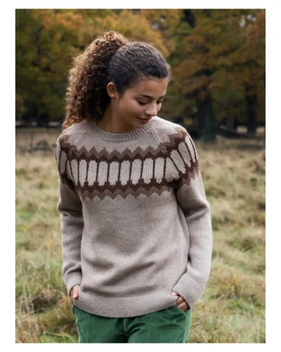 Serendipity Nordic Alpaca Sweater – Sand