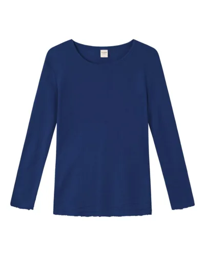 Merinould trøje Navy Blue – By Basics