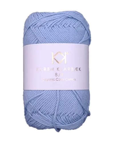 Økologisk bomuld 8/4 / Light Lavender 0093