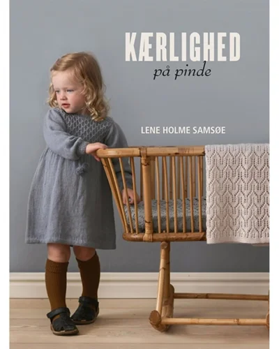 Kærlighed på pinde af Lene Holme Samsøe, strikkebog forside