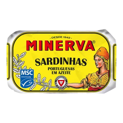 Minerva – Sardiner i olivenolie – 120 g