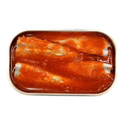 Minerva – Sardiner i tomat – 120 g – åben dåse