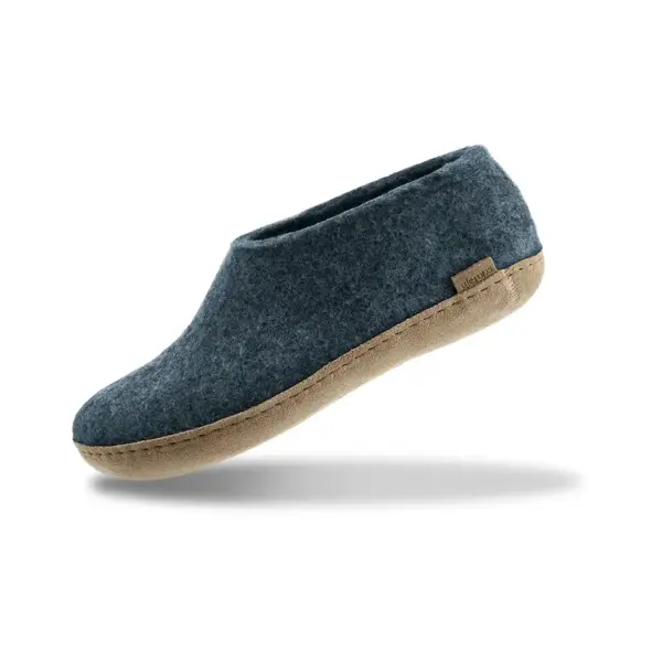 Sko med skindsål / Denim / Glerups