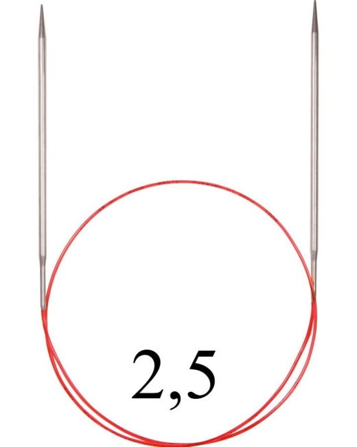 AddiPremium Lace rundpinde (faste) / Nikkelfrie / 2,5mm