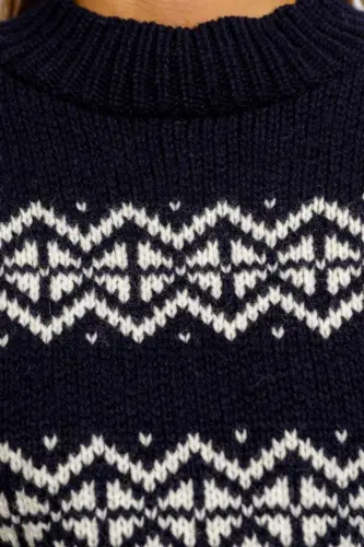 Nordisk Uldsweater / Slim fit / Navy