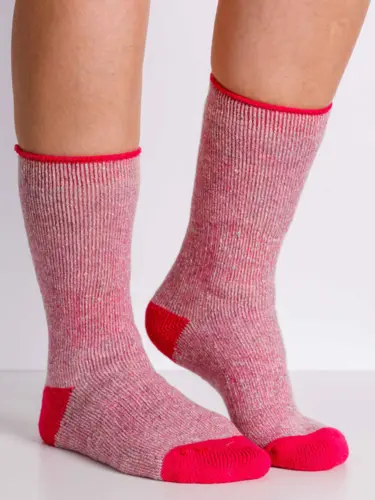Ragsokker / Frotté på indersiden / Pink