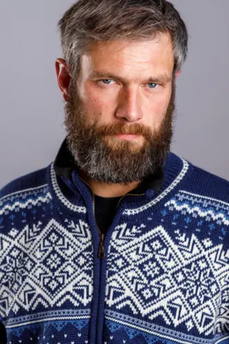 Windstopper jakke / Kamgarn med Proline-foer / Blå