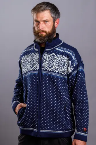 Windstopper jakke / Kamgarn med Proline-foer / Blå