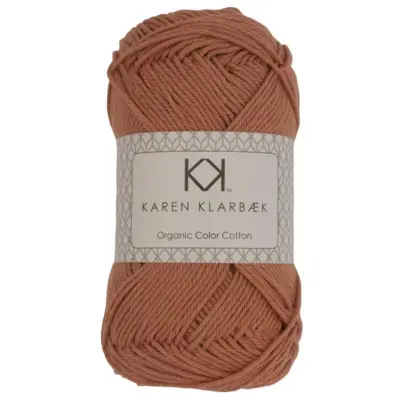 Økologisk bomuld 8/4 / Light Nutbrown 0037