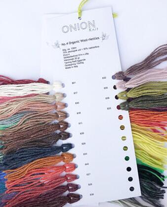 No.4 / Organic wool nettles /  Farvekort