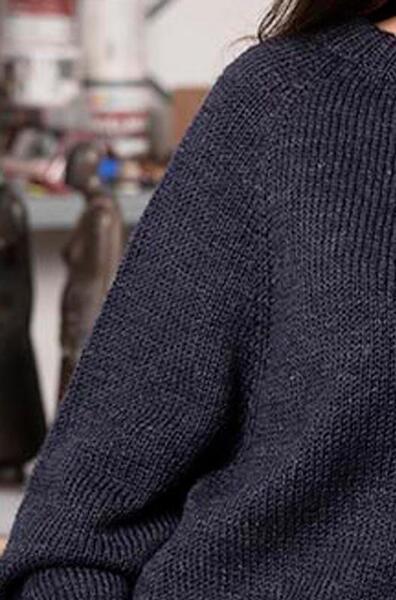 Oppefra og ned sweater / Organic Wool+Nettles /  Opskrift