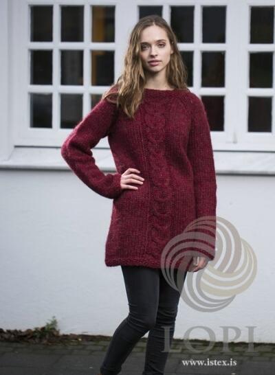 9623 Flétta sweater / Pladegarn opskrift